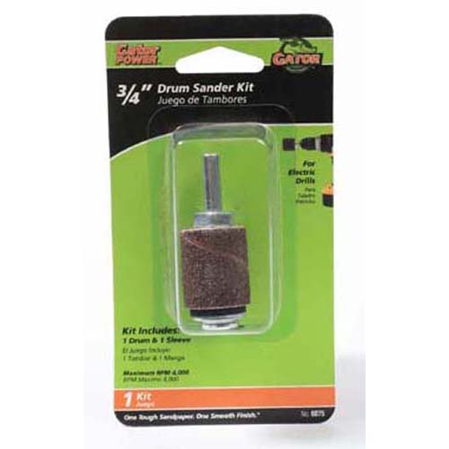 Gator 6075 Sanding Drum Kit, 50 Grit, 3/4" x 1"