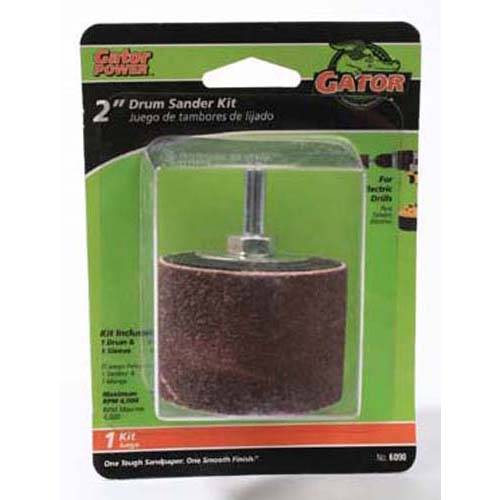 Gator 6090 Sanding Drum Kit, 50 Grit, 2" x 1-1/2"