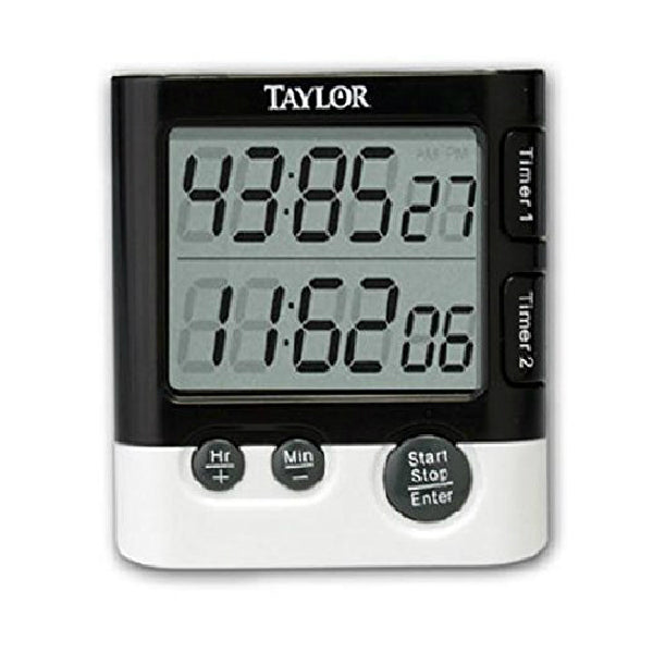 Taylor 5828 Dual Event Digital Timer Plus Clock