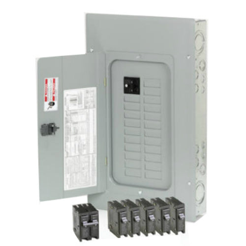 Eaton BR2020B100V Main Breaker Installed Indoor Load Center, 100A