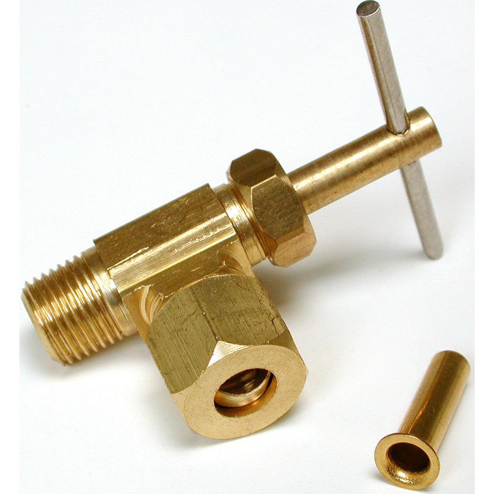 Dial Mfg 9440 Angle Needle Valve, Fits Pipe Adapter, 1/4" x 1/8"