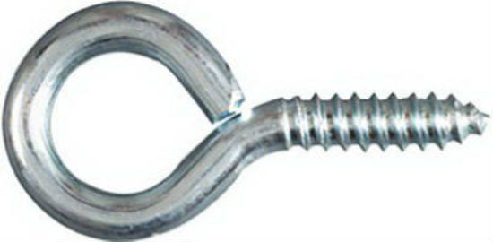 National Hardware® N119-131 Large Screw Eye, #14, Zinc Plated, 12-Pack