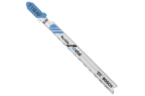 Bosch T118AF Straight Cuts Jig & Sabre Saw Blades, 3" 24 TPI, 5-Pack