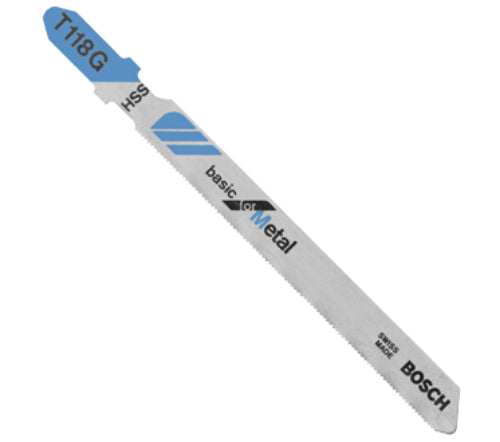 Bosch T118G Straight Cuts Jig & Sabre Saw Blades, 3", 36 TPI, 5-Pack