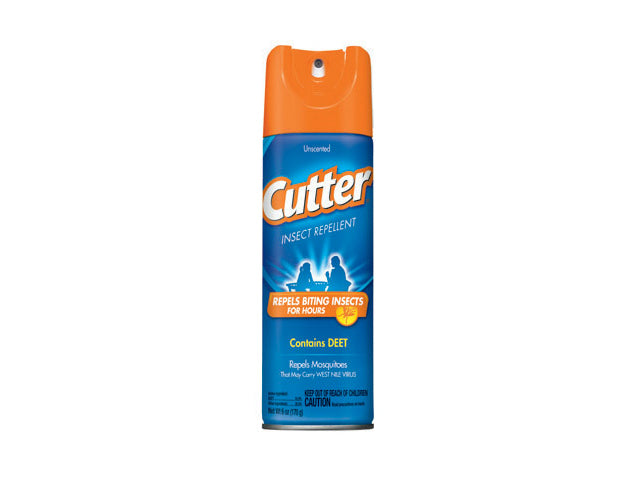 Cutter® 51020 Unscented Insect Repellent, Aerosol, 6 Oz