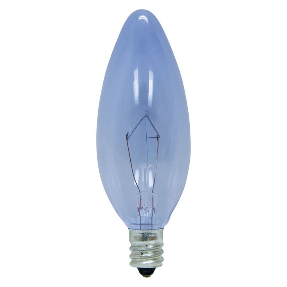 GE Lighting 48714 Reveal® B10 Blunt Tip with Candelabra Base Bulb, Clear, 60W