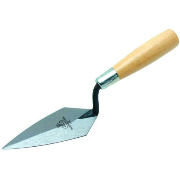 Marshalltown® 11128 Pointing Trowel with Wooden Handle, 6" x 2-3/4"