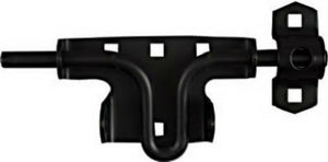 National Hardware® N165-506 Sliding Bolt Door/Gate Latch, Satin Black