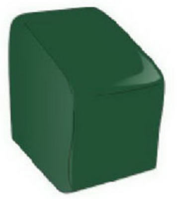 Four Seasons Courtyard 63010 PVC Chair Cover, 27" x 34" x 33", Green