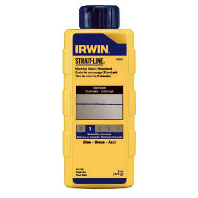 Irwin Tools 64901 Strait-Line® Standard Marking Chalk, 8 Oz, Blue