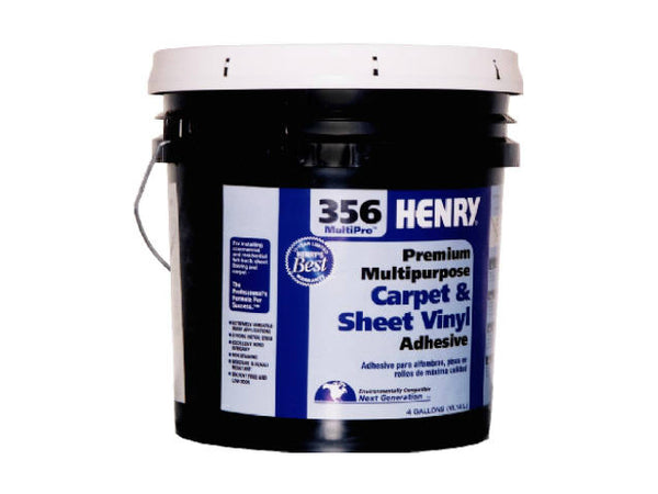 HENRY® 12075 MultiPro Premium Multipurpose Flooring Adhesive, #356, 4 Gallon