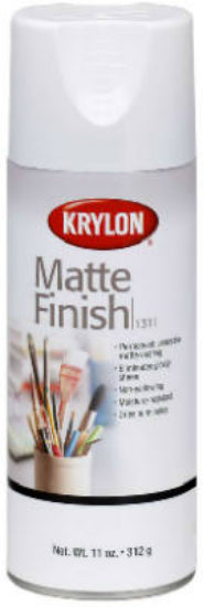 Krylon® 1311 Satin Finish Spray Enamel Aerosol, 11 Oz, Clear Matte