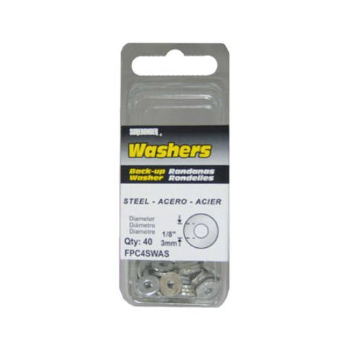 Surebonder® FPC4SWAS Steel Washer, 1/8" Dia., 40-Pack