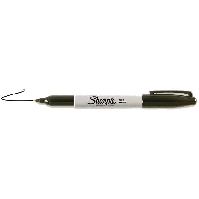 Sharpie® 30101PP Pen Style Fine Point Permanent Marker, Black