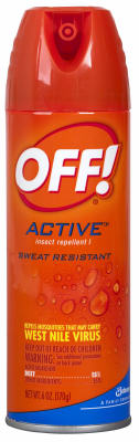 Off® 01810 Active Insect Repellent, 6 Oz, Aerosol
