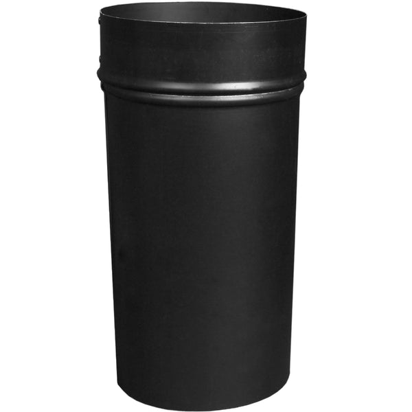 Imperial BM0044 Stove Pipe Slip Connector, 24 Gauge, 8" x 12", Black
