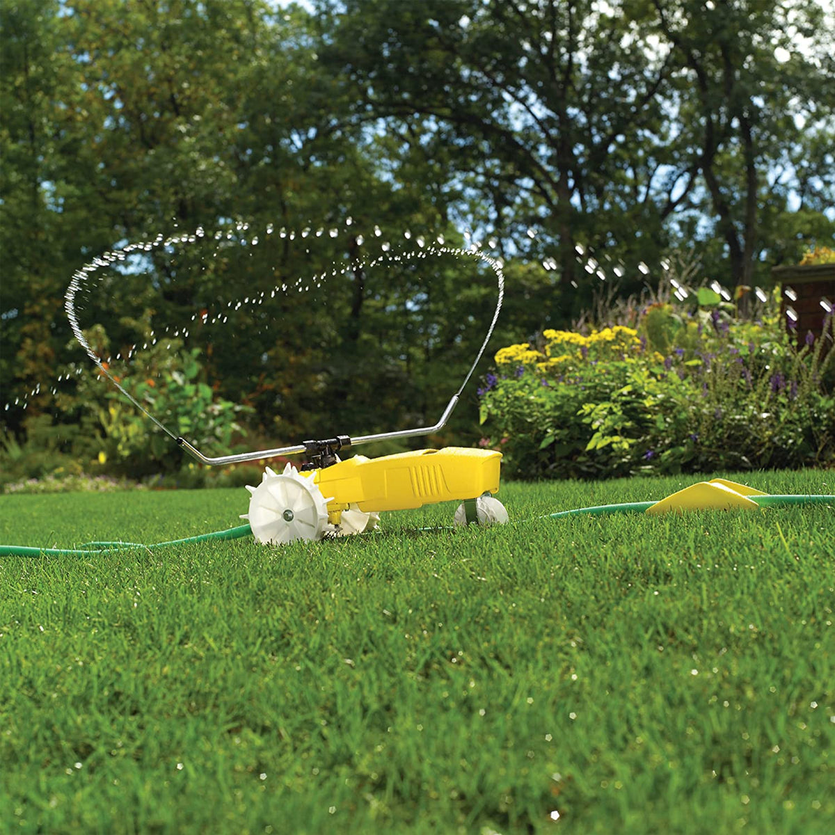 Nelson 818653-4002 Rain Train Traveling Sprinkler, Cast Iron