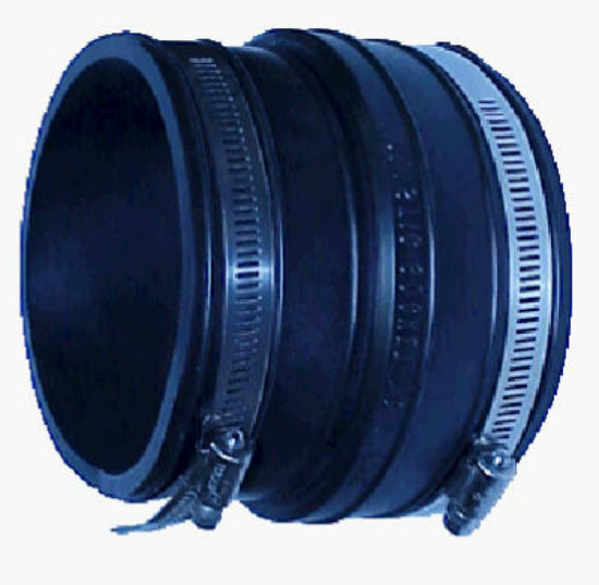 Fernco® P1056-150-125 Flexible Reducing Coupling, 1-1/2" x 1-1/4"