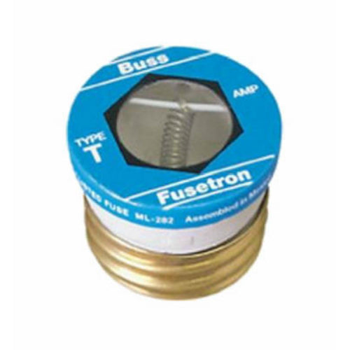 Cooper Bussmann T15 EEI-NEMA Type-T Plug Fuse, 15 Amp