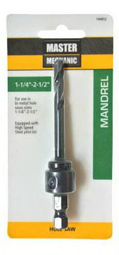 Master Mechanic 140852 Large Saw Mandrel, 1-1/4" - 2-1/2"