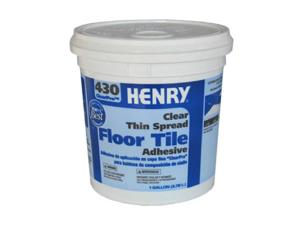 HENRY® 12098 ClearPro™ Clear VCT Floor Adhesive, #430, Gallon