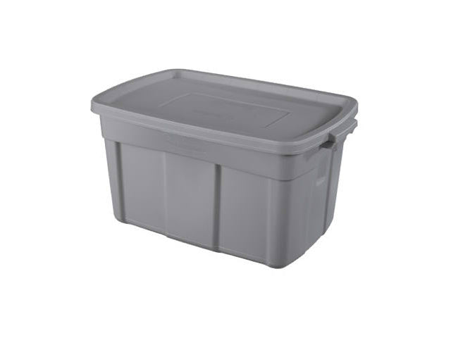 Rubbermaid® RMRT310001 Roughneck Storage Box Tote, 31 Gallon, Steel Gr –  Toolbox Supply