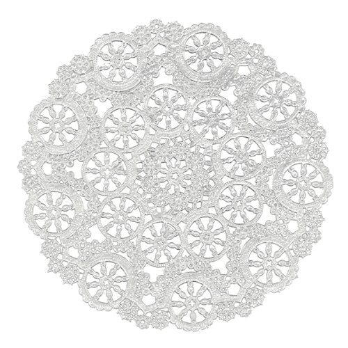 Royal Lace® 23005 Medallion Lace Pattern Round Paper Doilies, 10", 12-Pack