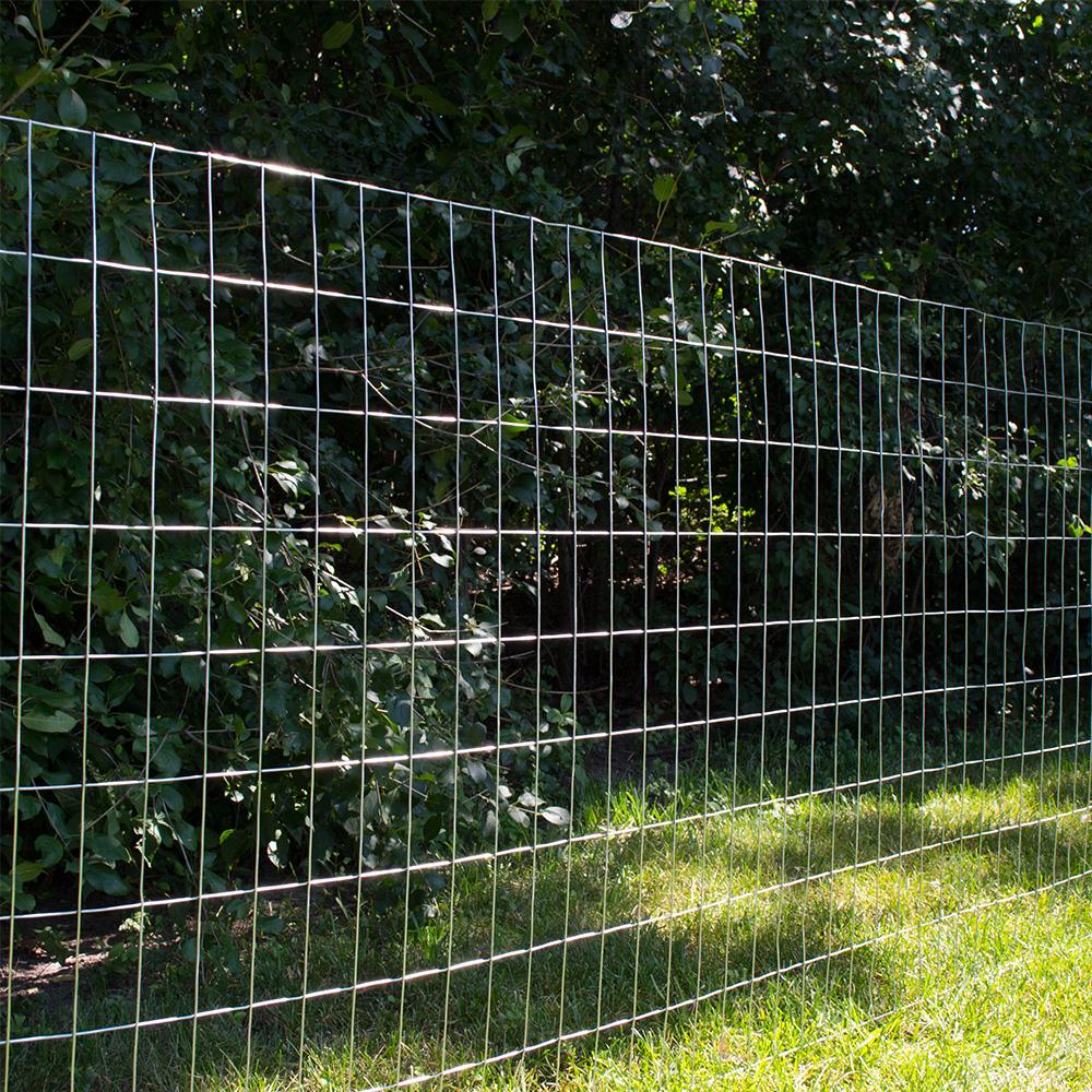 YardGard 308304B Galvanized Welded Wire Fence, 14-Gauge, 4"x2" Mesh, 72"x50'