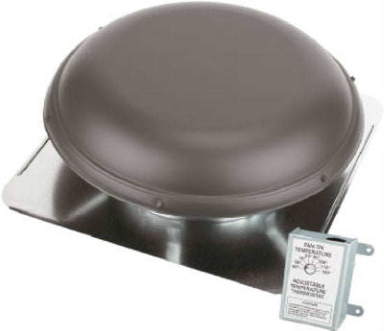 Air Vent 53827 Roof Mounted Power Attic Ventilator, Brown