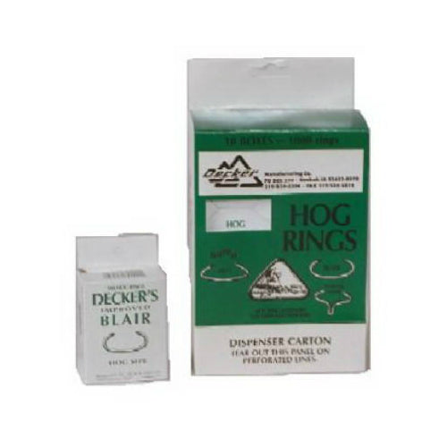 Decker 6 Blair Hog Rings, #3, 100-Pack