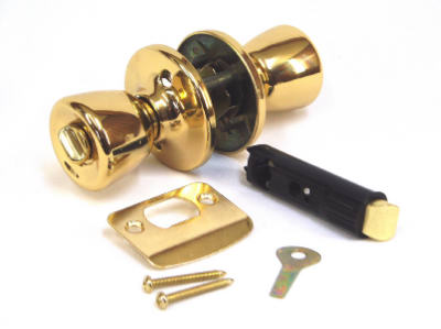 Bright Brass Privacy Lock
