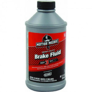 MotorMedic M4412/12 Heavy Duty Brake Fluid, 12 Oz.
