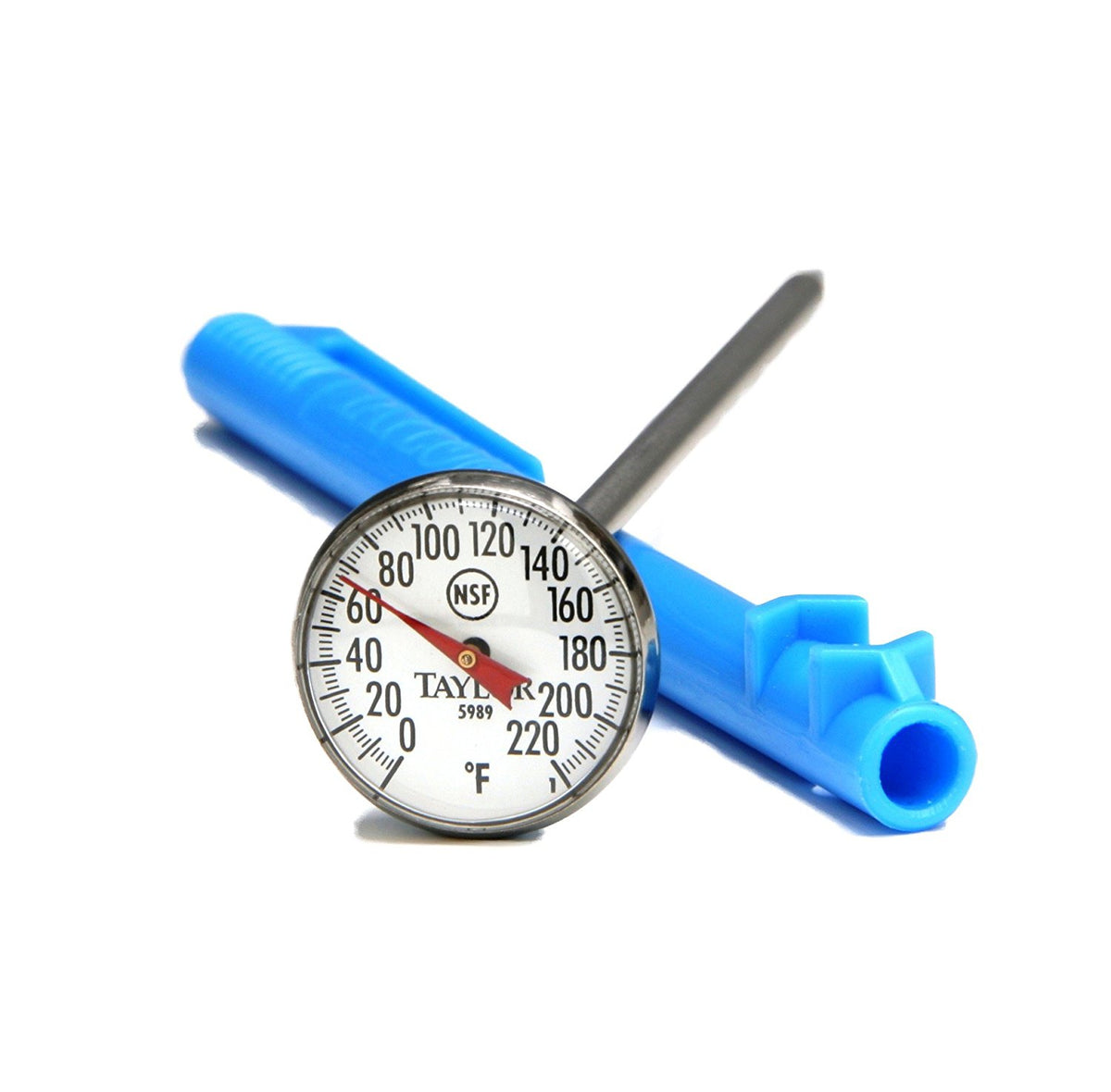 Taylor® 5989N Classic 1" Dial Instant Read Pocket Thermometer, Stainless Steel