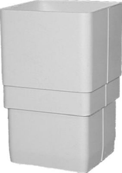 Genova RW203 Vinyl Downspout Coupler, White