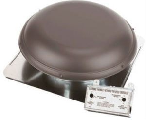 Air Vent 53833 Roof Mounted Power Attic Ventilator, Gray