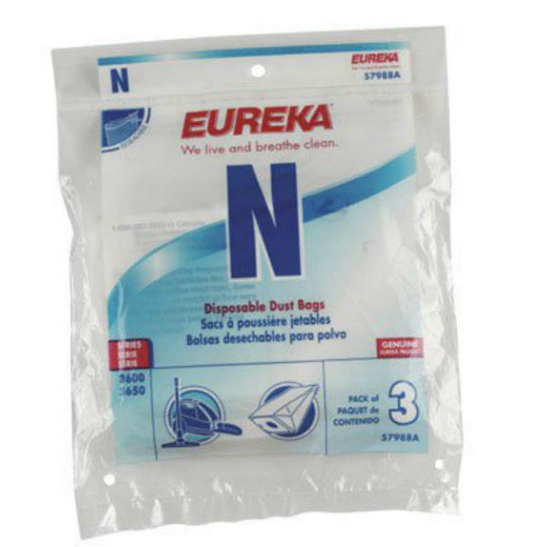 Eureka® 57988B Style N Replacement Paper Vacuum Bag, 3-Pack