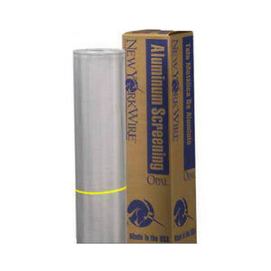 New York Wire FCS9252-M Aluminum Screen Cloth, 24" x 100', Bright