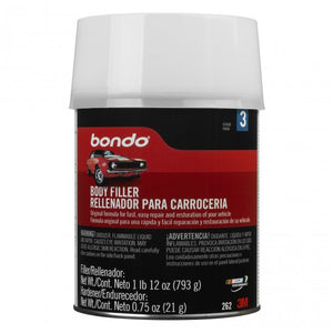 Bondo 262 Automotive Body Filler with Plastic Cap, 1 Qt