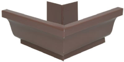 Amerimax 1920219 Galvanized-Steel Outside Mitre, 4", Brown