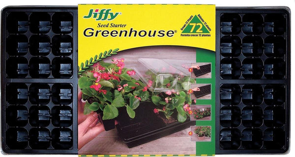 Jiffy® T72H Easy Grow Greenhouse Plant Seed Tray Kit, 11" x 22"