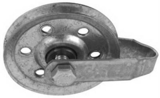 National Hardware® N280-552 Pulley with Fork, 3", Galvanized