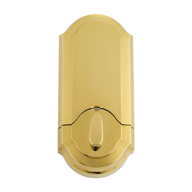 Kwikset® 909-LO3-SMT-CP SmartCode™ Electronic Deadbolt, Polished Brass