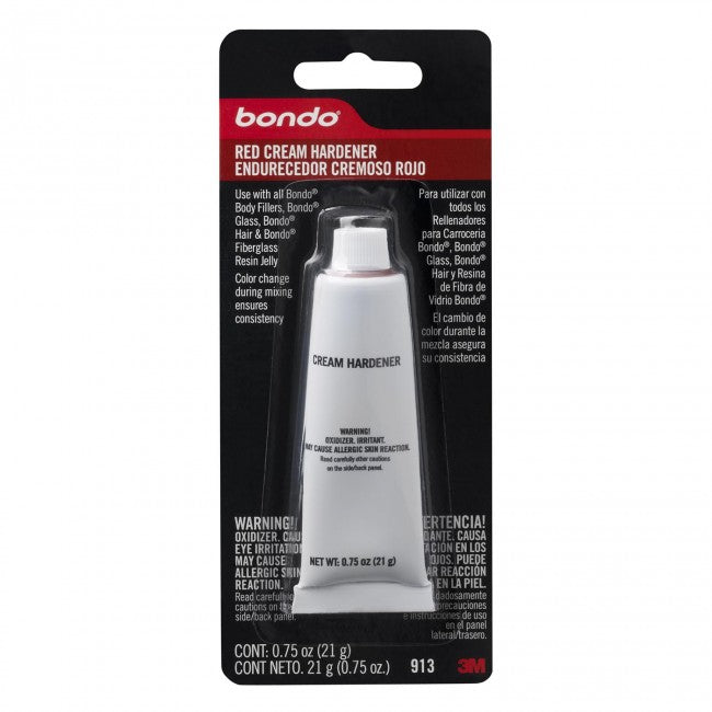 Bondo 913 Red Cream Hardener, 0.75 Oz