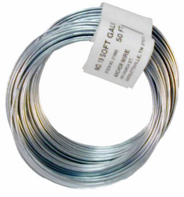 Hillman 123179 Galvanized General Purpose Wire, 50', 19 Gauge
