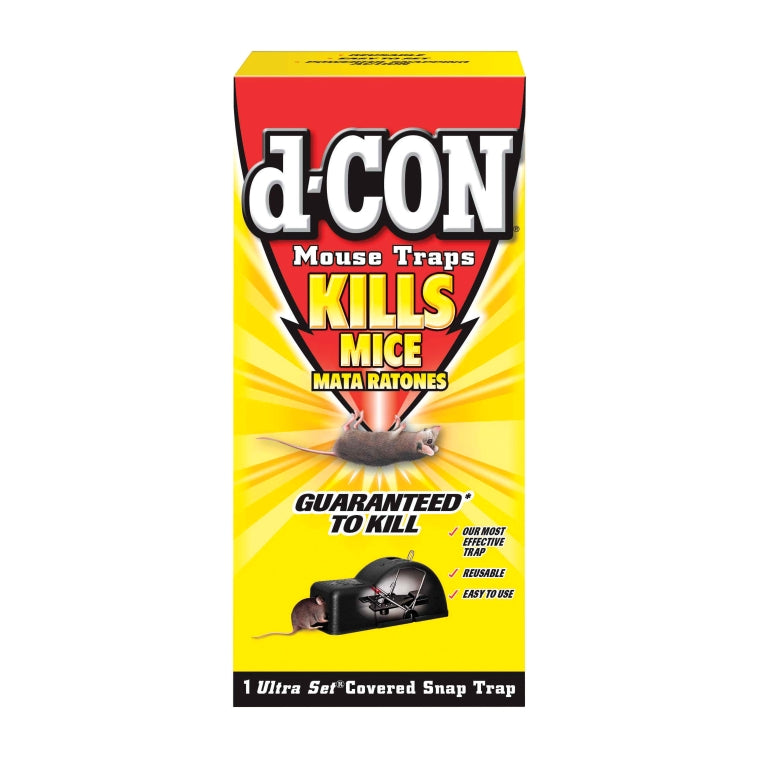d-CON® 1920000027 Ultra Set® Covered Snap Mouse Trap