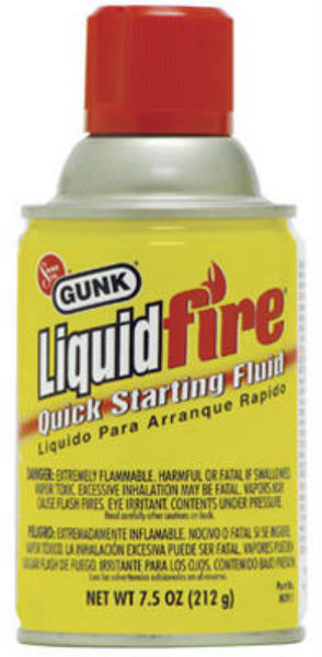 Gunk® M3911 Liquid Fire® Starting Fluid, 7.5 Oz