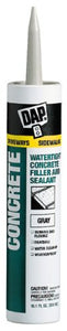 Dap® 18096 Latex Watertight Concrete Filler and Sealant, 10.1 Oz, Gray