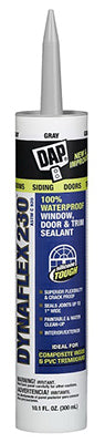 Dap® 18286 Dynaflex 230® Premium Elastomeric Latex Sealant, 10.1 Oz, Gray