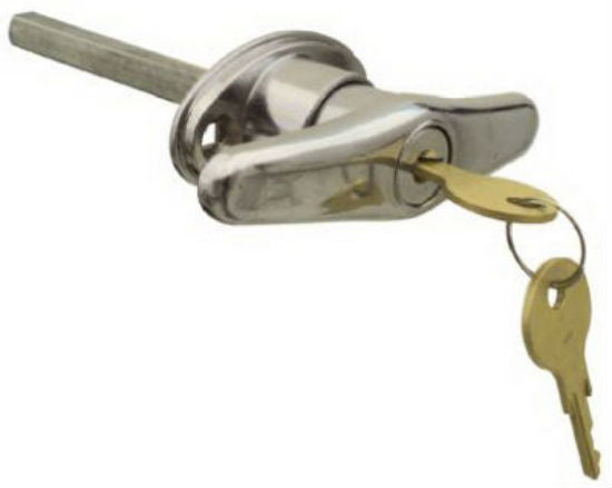 National Hardware N280-610 Universal Locking T-Handle, 5/16" x 4", Chrome Finish