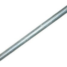 Steelworks 11022 Coarse Threaded Rod 7/16"-14 x 24", Zinc Plated